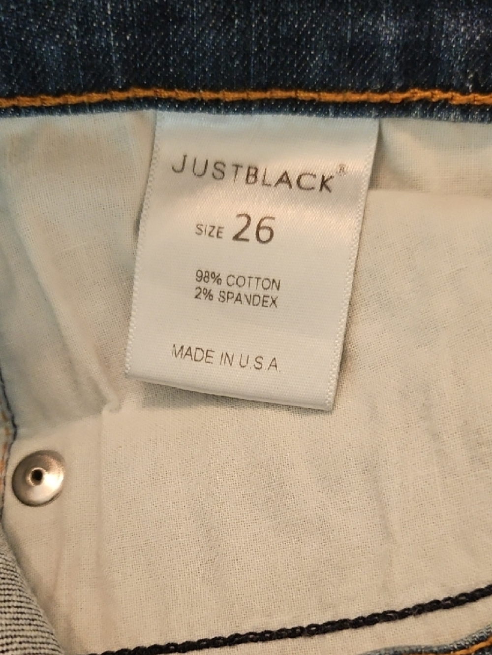JustBlack Distressed Boyfriend Straight Leg Jeans - Size 26 - Picture 8 of 8